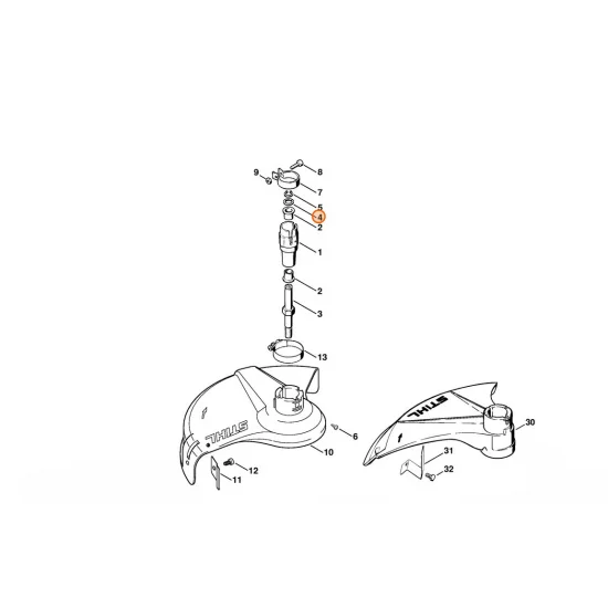 STIHL  Podkładka 13x19x1,0 9296 021 1612